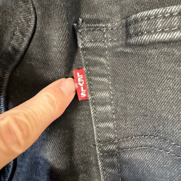 Levi’s 511 Jeans Mens 32 Black Slim Fit Denim Premium San Francisco Stretch - Picture 4 of 12